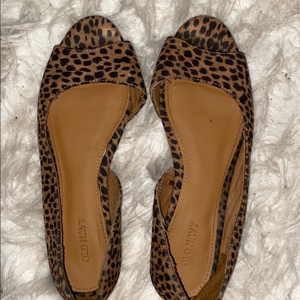 Cheetah Slip Ons size 7!